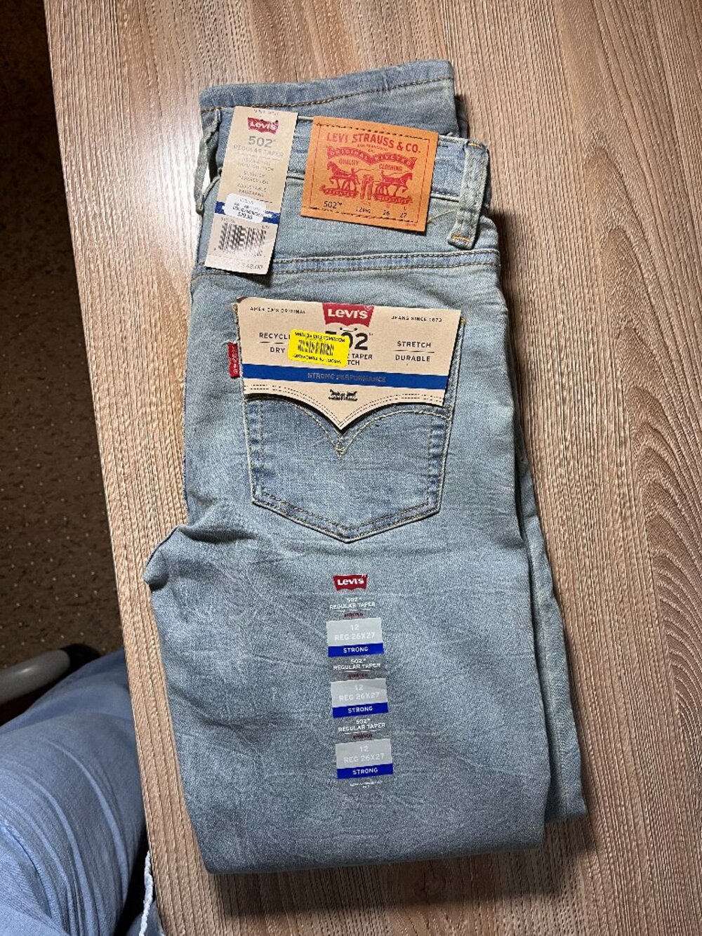 NWT Levi's 502 Regular Taper Jeans - Size 12 Reg - Flex Stretch